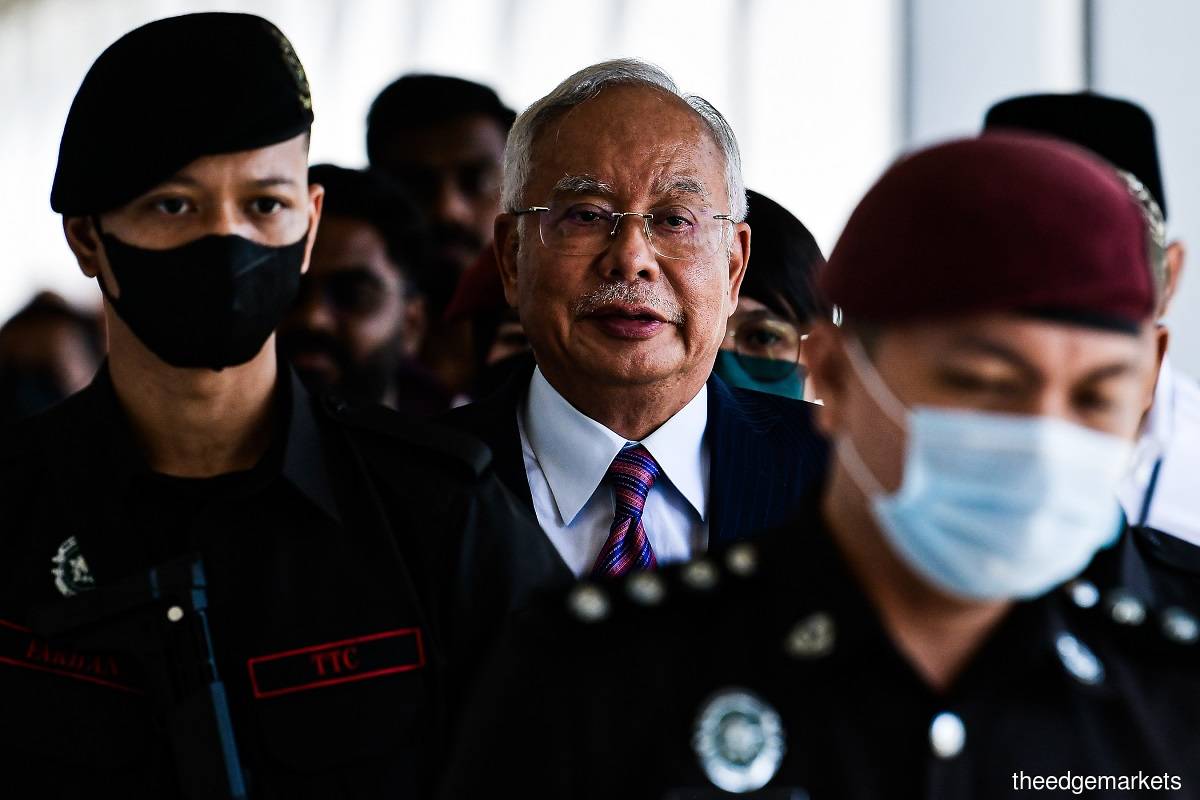 Former PM Datuk Seri Najib Razak: As PM to take a 55-day holiday, then others will also be asking for the same treatment. (Photo by Zahid Izzani Mohd Said/The Edge)